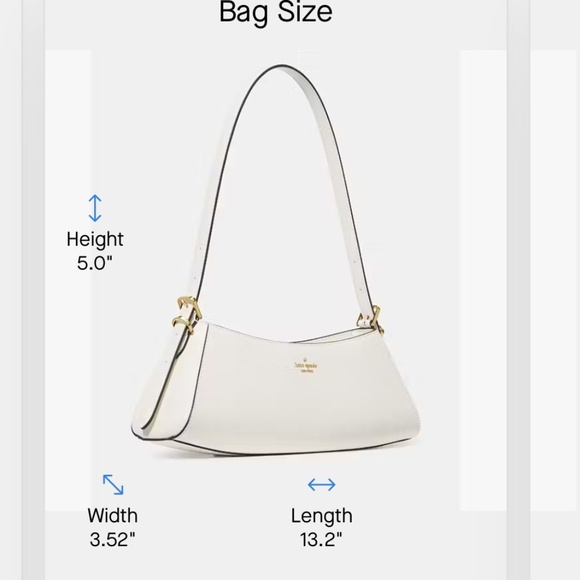 NWT Kate Spade Bundle Frankie Meringue Bag and Kayla Large Cardholder - Picture 16 of 17